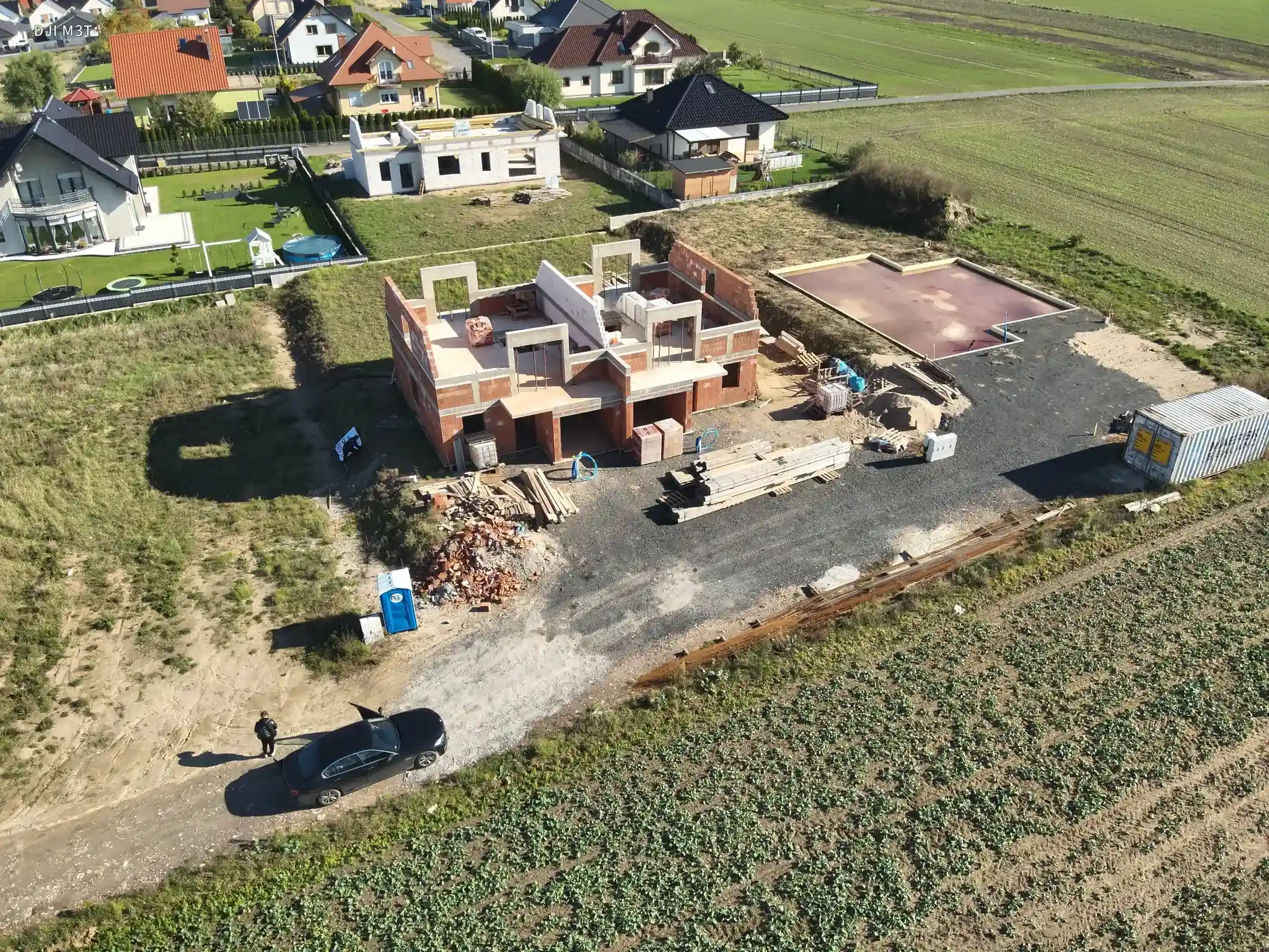 Działka inwestycyjna Nowogrodziec - widok z drona